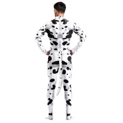 CosplayDogs Combinaison Cosplay Chien Dalmatien Noir-Blanc